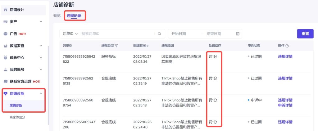 TikTok shop卖家违规原因、违规分及处罚措施插图1 TikTok shop卖家违规原因、违规分及处罚措施插图1
